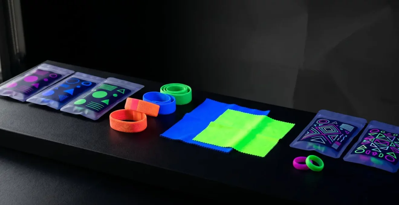 Accessoires fluorescents de qualité pour soirée Full Moon Party sous lumière noire