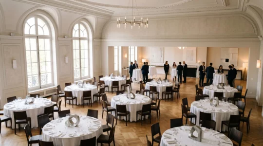 Organisation stratégique d'un événement d'entreprise avec optimisation budgétaire